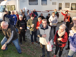 réunion pour le départ en CROATIE